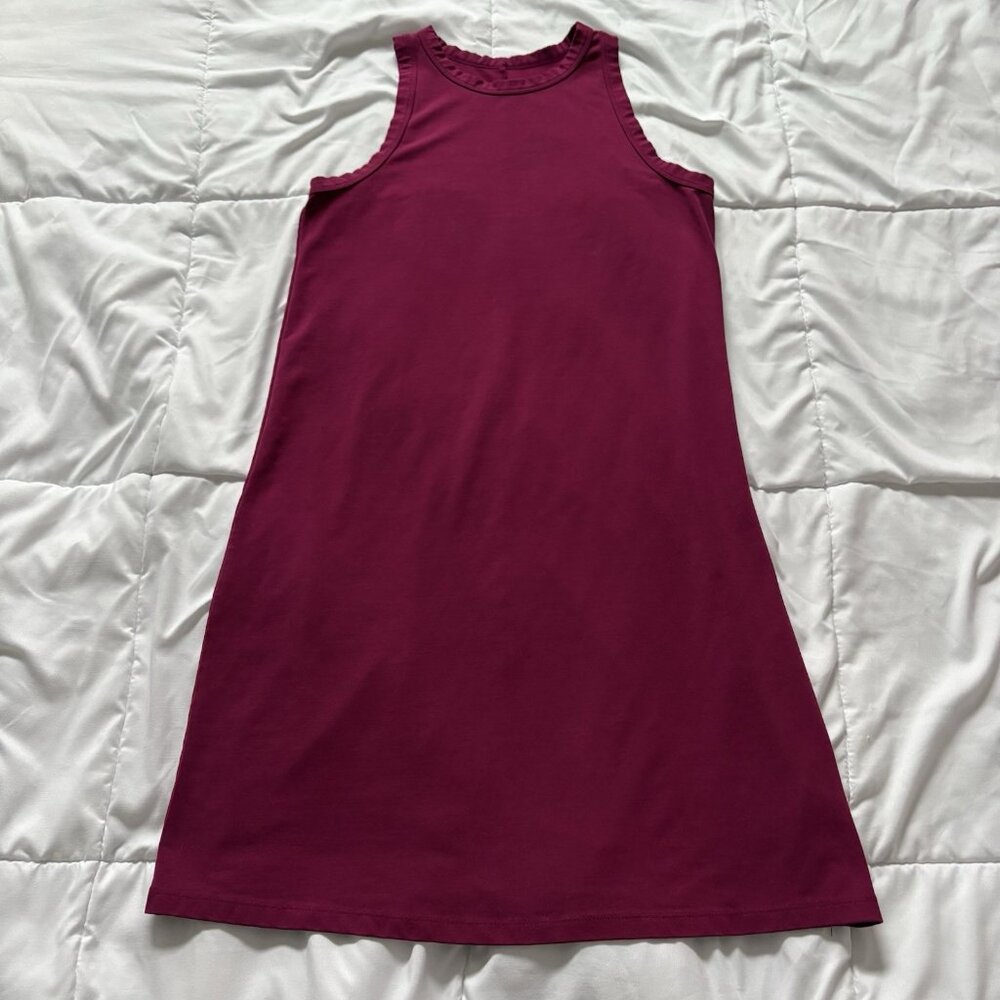 Womens Size XS Purple Tank Midi Dress Summer Beach Classic City Coquette Hippie